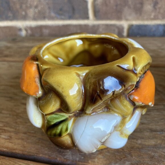 Mushroom Creamer and Sugar Vintage Relpo Midcentury Japanese Ceramic C-2122 READ - Picture 15 of 16